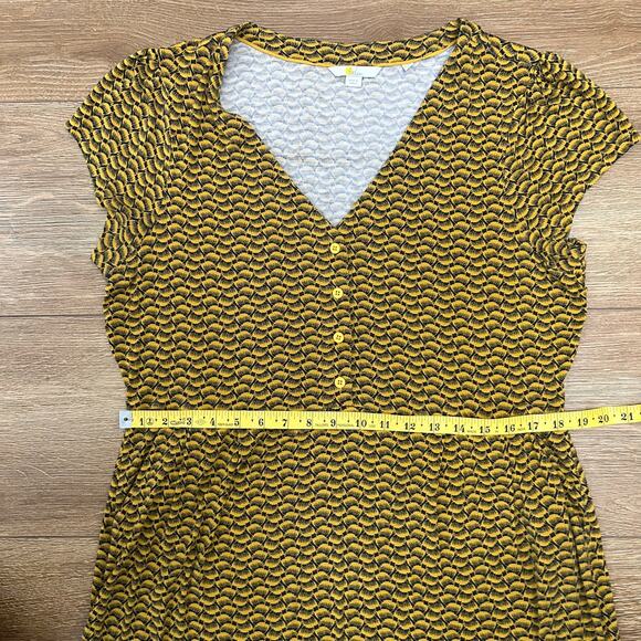 Boden Alberta Tuscan Sun Short Sleeve Jersey Dress Size UK 18 US 14 LONG - Picture 4 of 13